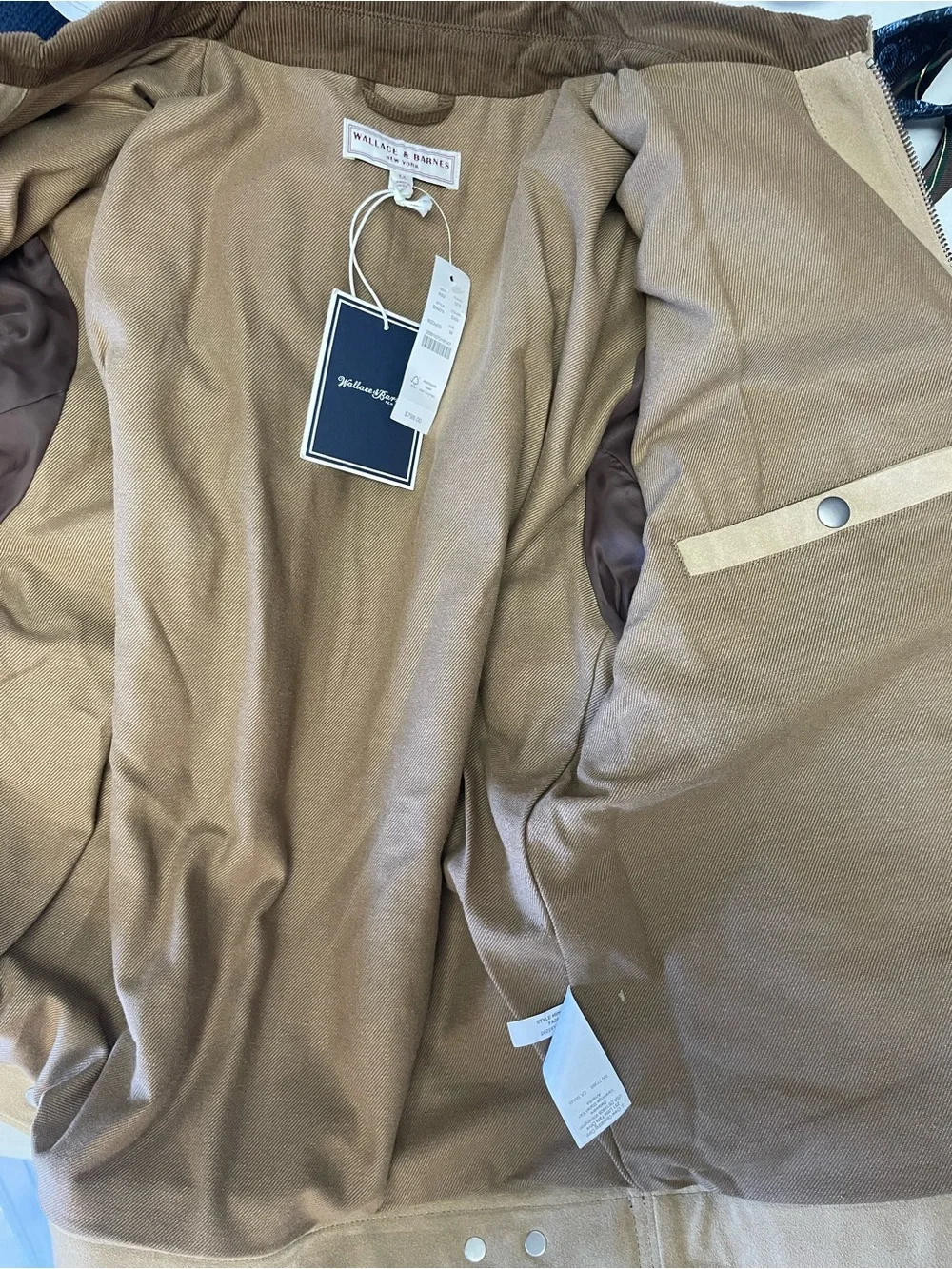 J.‎ CREW Limited-edition Wallace & Barnes work jacket in Italian suede M $798